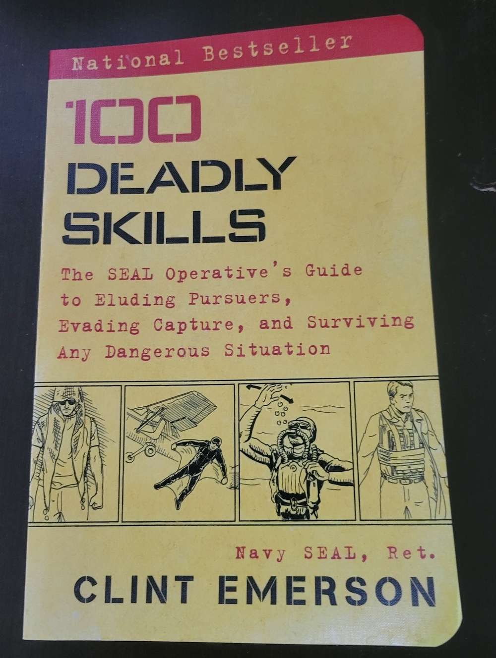 100 Deadly Skills by Clint Emerson - Yellow Cover